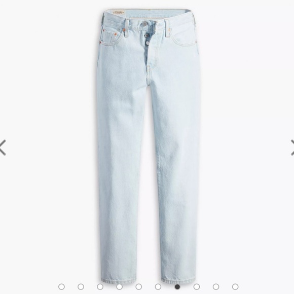 Levi’s high waisted 501’s light wash. L30 W28. Only worn once. - Picture 2 of 5